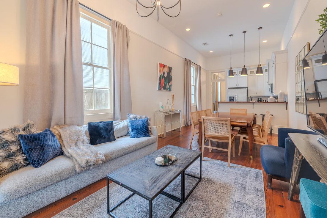 Living room at 3221 Canal